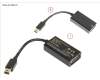 Fujitsu FUJ:CP707245-XX CABLE, VGA ADAPTER (MINI DP TO VGA)