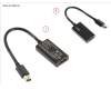 Fujitsu FUJ:CP697371-XX CABLE, HDMI ADAPTER (MINI DP TO HDMI)