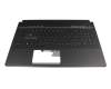 Tastatur inkl. Topcase DE (deutsch) schwarz/schwarz mit Backlight original für Asus ROG Zephyrus M GM501GM