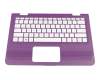 L21645-041 Original HP Tastatur inkl. Topcase DE (deutsch) weiß/lila