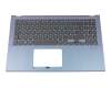 Tastatur inkl. Topcase DE (deutsch) schwarz/blau original für Asus VivoBook 15 R564FA