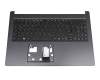 6BHDEN7021 Original Acer Tastatur inkl. Topcase DE (deutsch) schwarz/schwarz