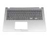 Tastatur inkl. Topcase DE (deutsch) weiß/silber original für Asus ExpertBook P1 P1510CDA