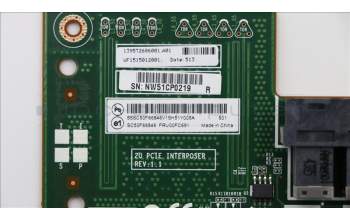 Lenovo 00FC691 CARDPOP PCIe intposer for Rafale