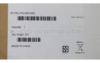 Lenovo 00FC693 SUBCARD 16*2.5 BP for Rafale(any)