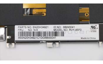 Lenovo 00JT872 MECH_ASM KBD,FR,LB,screw,CHY,Backlit