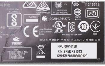 Lenovo 00PH158 KYB_MOUSE Liteon SB8861 Iron Grey ES