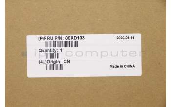 Lenovo 00XD103 MECH_ASM Back CVR, HDMI IN, White,C51