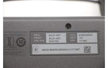 Lenovo 00XH720 Keyboard External,USB,Spanish,Black,Non_Backlight