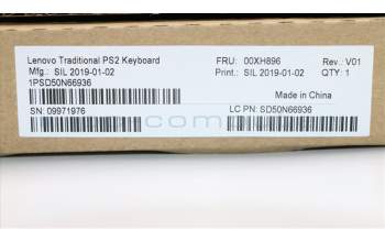 Lenovo 00XH896 DT_KYB PS2 KB BLK_US