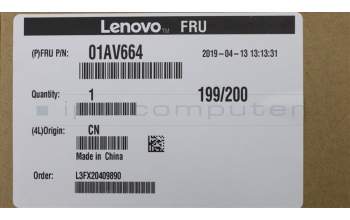Lenovo 01AV664 DISPLAY 13.3 FHD AG touch Wind