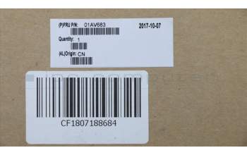 Lenovo 01AV683 Keyboard Internal, Czech, Black, UK