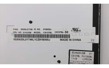 Lenovo 01AX336 CS13TBL barb KBD,SE,LTN