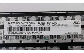 Lenovo 01AX388 Keyboard Internal, Slovak, Non-Backlight, UK