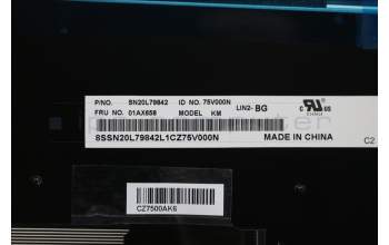 Lenovo 01AX658 Keyboard Internal, Bulgarian, Non-Backlight, UK