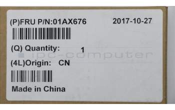 Lenovo 01AX676 Keyboard Internal, Slovenian, UK