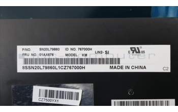 Lenovo 01AX676 Keyboard Internal, Slovenian, UK