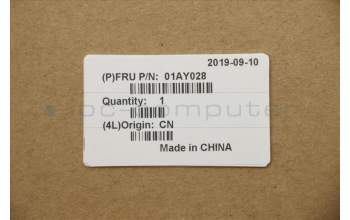 Lenovo 01AY028 MECH_ASM CS16_2BCP,GLASS,BLACK,CHY