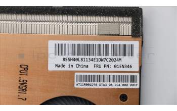 Lenovo 01EN346 HEATSINK AMD,DIS,w/Lüfter,DELTA