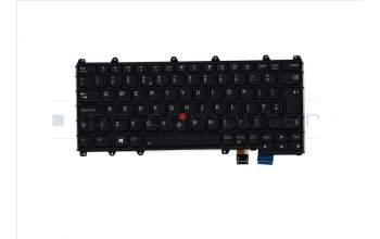Lenovo 01EN415 Keyboard Internal, UK English, Black, Backlight, UK