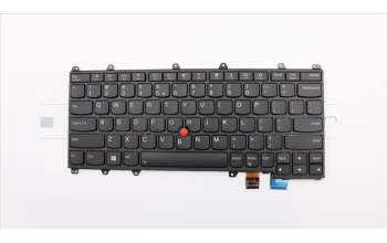Lenovo 01EN416 Keyboard Internal, US English Euro, Black, Backlight, US