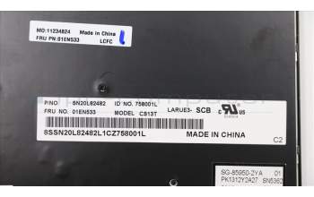 Lenovo 01EN533 Keyboard Internal, Slovenian, UK