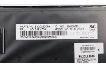 Lenovo 01EN704 NB_KYB Thorpe2 KBD,PT,CHY BL