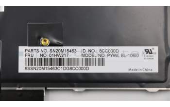 Lenovo 01HW217 NB_KYB Payton2Walter2 BL KBD,IT,CHY