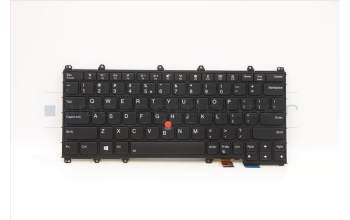 Lenovo 01HW604 Keyboard Internal, US English Euro, Black, Backlight, US