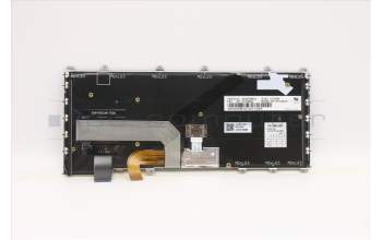 Lenovo 01HW604 Keyboard Internal, US English Euro, Black, Backlight, US