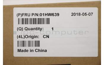 Lenovo 01HW639 Interne Tastatur, Slowenisch, Schwarz, Hintergrundbeleuchtung