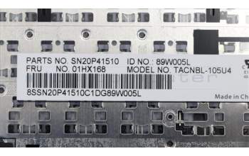 Lenovo 01HX168 Interne Tastatur, Englisch (US, Euro), Ohne_Hintergrundbeleuchtung