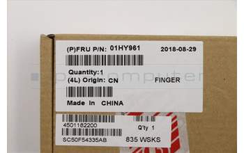 Lenovo 01HY961 MECHANICAL SYN Touch FPR,Card,BK,JYT