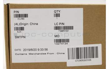 Lenovo 01LV563 MECH_ASM CS16_2BCP,GLASS,BLACK,CHY