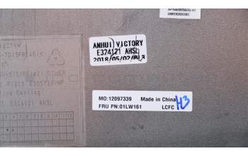 Lenovo 01LW161 COVER FRU D cover SUB assy Texture