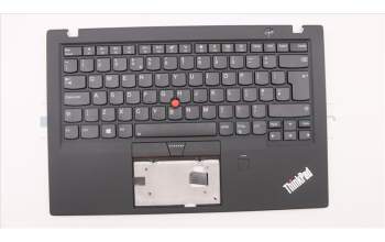 Lenovo 01LX539 MECH_ASM KBD,Bezel,GB,FPR,BK,CHY