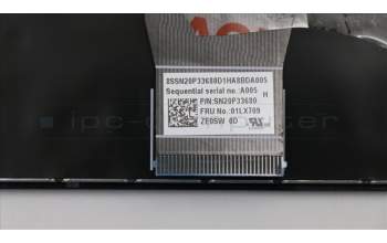Lenovo 01LX709 Interne Tastatur, Dänisch, Nicht beleuchtet