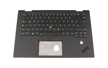 01LX833 Original Lenovo Tastatur inkl. Topcase DE (deutsch) schwarz/schwarz mit Backlight und Mouse-Stick