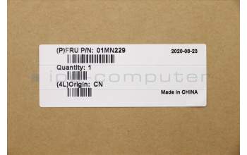 Lenovo 01MN229 BACK COVER BLACK FOR HDMI CAM