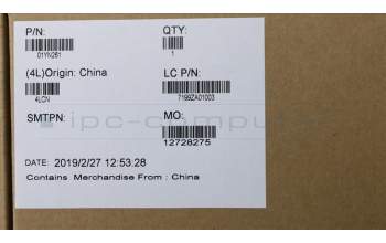 Lenovo 01YN261 COVER, D-Cover,SILVER