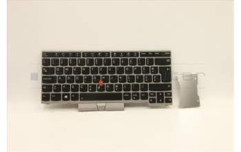 Lenovo 01YN364 Interne Tastatur, Slowenisch, silber, Hintergrundbeleuchtung