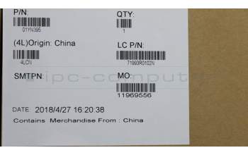 Lenovo 01YN395 Interne Tastatur, Ungarisch, silber