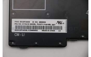Lenovo 01YN416 FRU COMO FL,LTN,KB,SV,EE