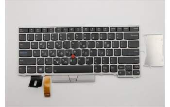 Lenovo 01YN433 Interne Tastatur, Griechisch, silber, Hintergrundbeleuchtung