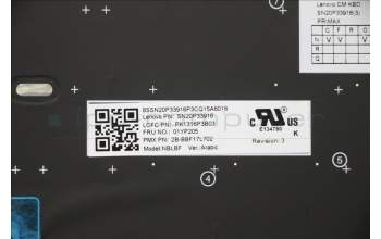 Lenovo 01YP205 NB_KYB FRU COMO SK,PMX,KB-BL,BK,ARA