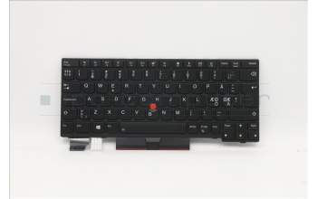 Lenovo 01YP239 Interne Tastatur, Skandinavien, Schwarz, Hintergrundbeleuchtung