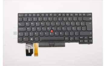 Lenovo 01YP316 Interne Tastatur, Estnisch, Schwarz, Hintergrundbeleuchtung