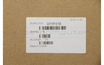 Lenovo 01YP316 Interne Tastatur, Estnisch, Schwarz, Hintergrundbeleuchtung