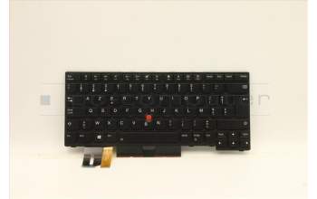 Lenovo 01YP526 Interne Tastatur, Belgisch, Schwarz, Hintergrundbeleuchtung