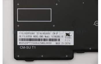 Lenovo 01YP530 NB_KYB FRU COMO FL,SRX,KB-BL,BK,ES